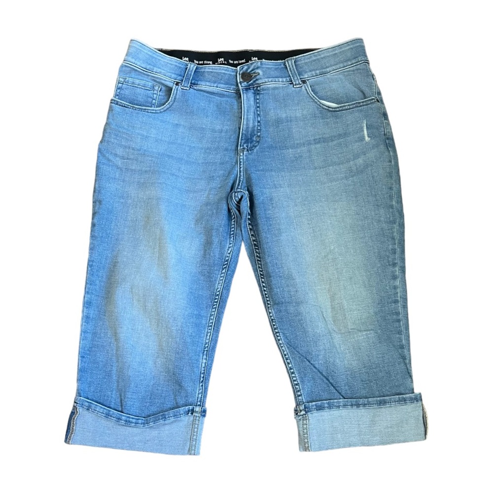 NWOT • Lee Denim Cuffed Capris
